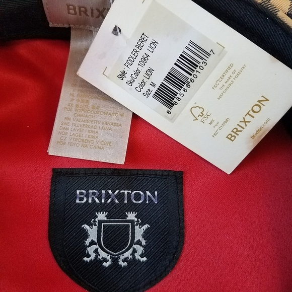 Brixton Fiddler Beret in Lion - Picture 5 of 8